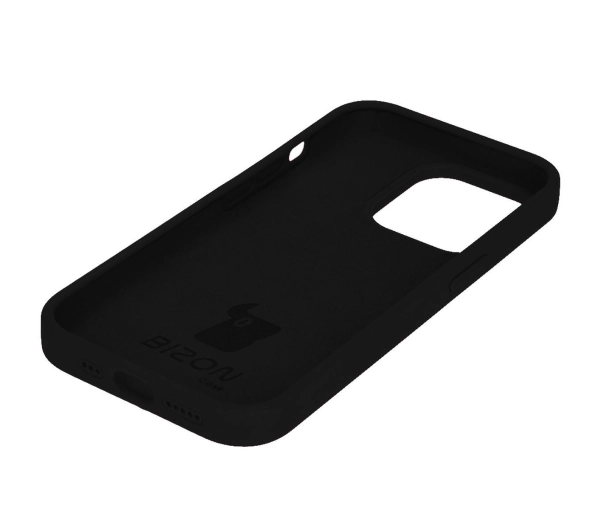 Bizon Silikonowe Soft do iPhone 14 Pro Czarny