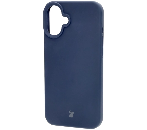 Bizon Silikonowe Soft do iPhone 16 Plus Ciemno-niebieski