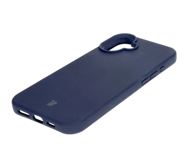 Bizon Silikonowe Soft do iPhone 16 Plus Ciemno-niebieski
