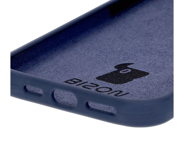 Bizon Silikonowe Soft do iPhone 16 Plus Ciemno-niebieski
