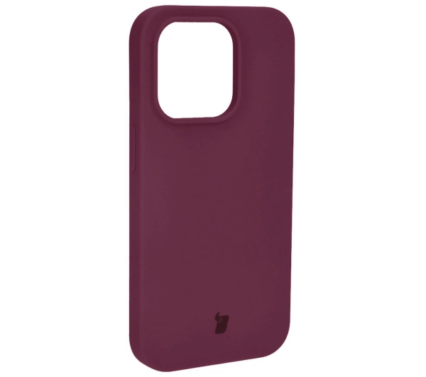 Bizon Silikonowe Soft do iPhone 14 Pro Ciemno-fioletowy