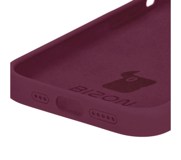 Bizon Silikonowe Soft do iPhone 14 Pro Ciemno-fioletowy