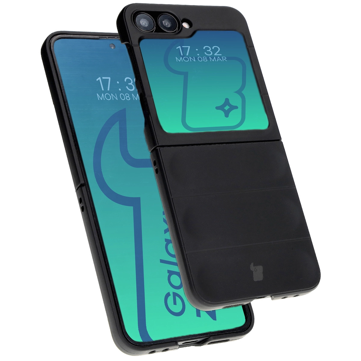 Etui Bizon Tur do Samsung Galaxy Z Flip6 Black