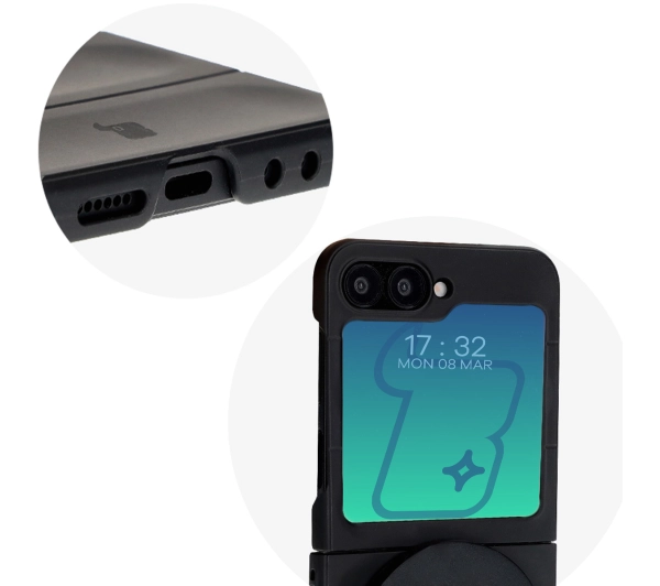 Bizon Tur do Samsung Galaxy Z Flip6 Black