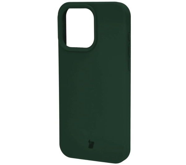 Bizon Silikonowe Soft do iPhone 15 Pro Max Ciemnozielony