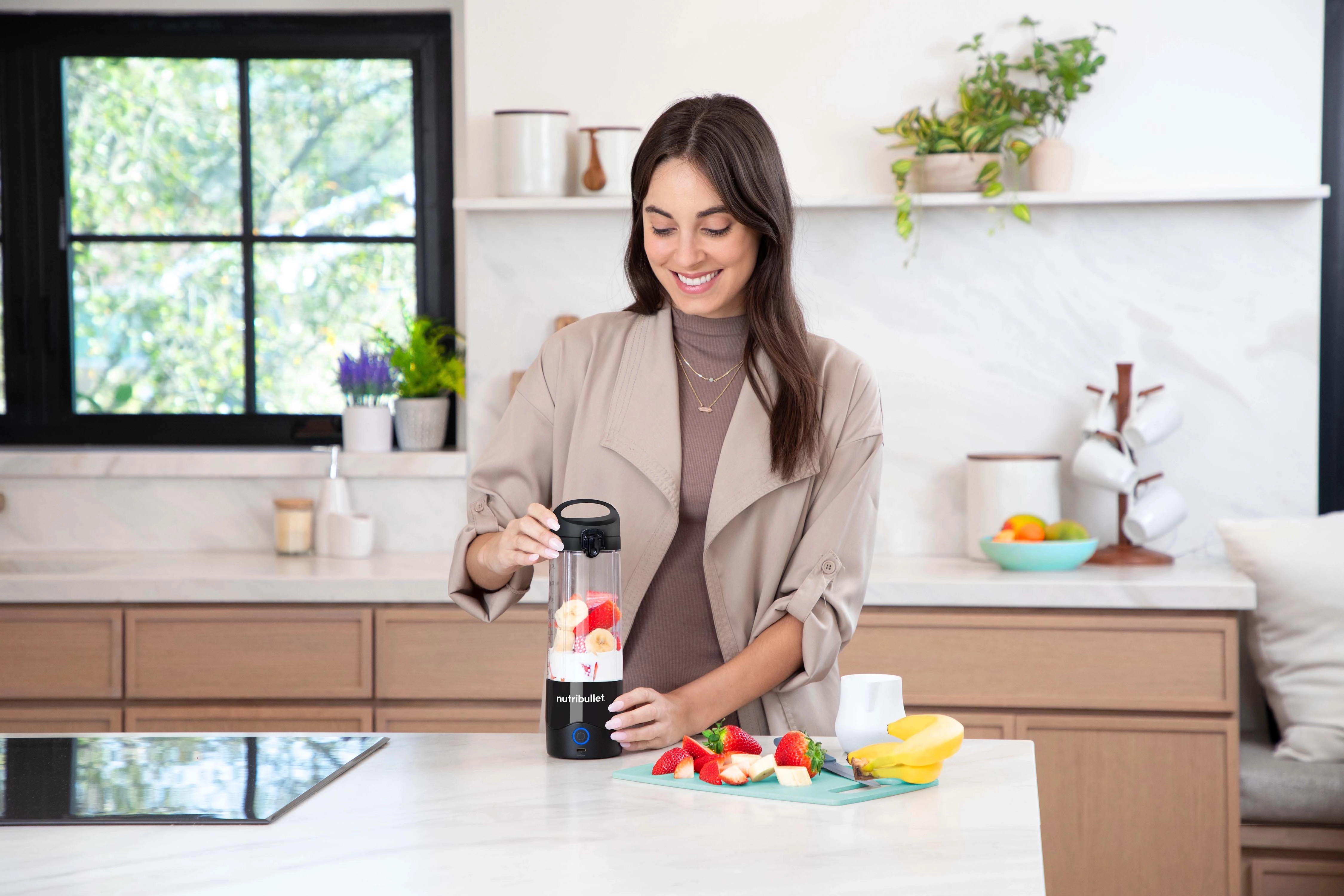 Blender kielichowy Nutribullet Portable NBP003B 0,47l Butelka