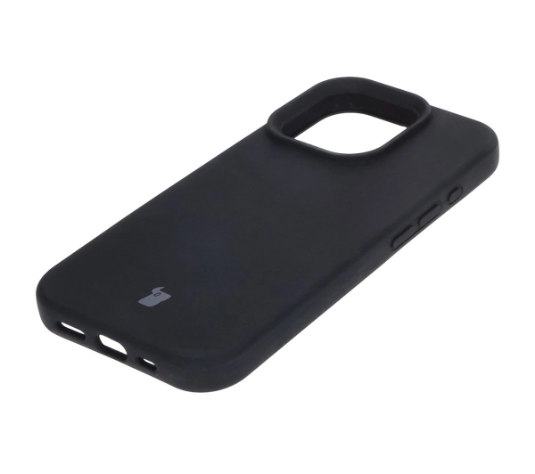 Bizon Silikonowe Soft do iPhone 16 Pro Czarny