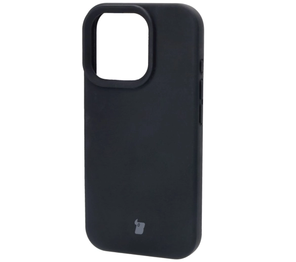 Bizon Silikonowe Soft do iPhone 16 Pro Czarny