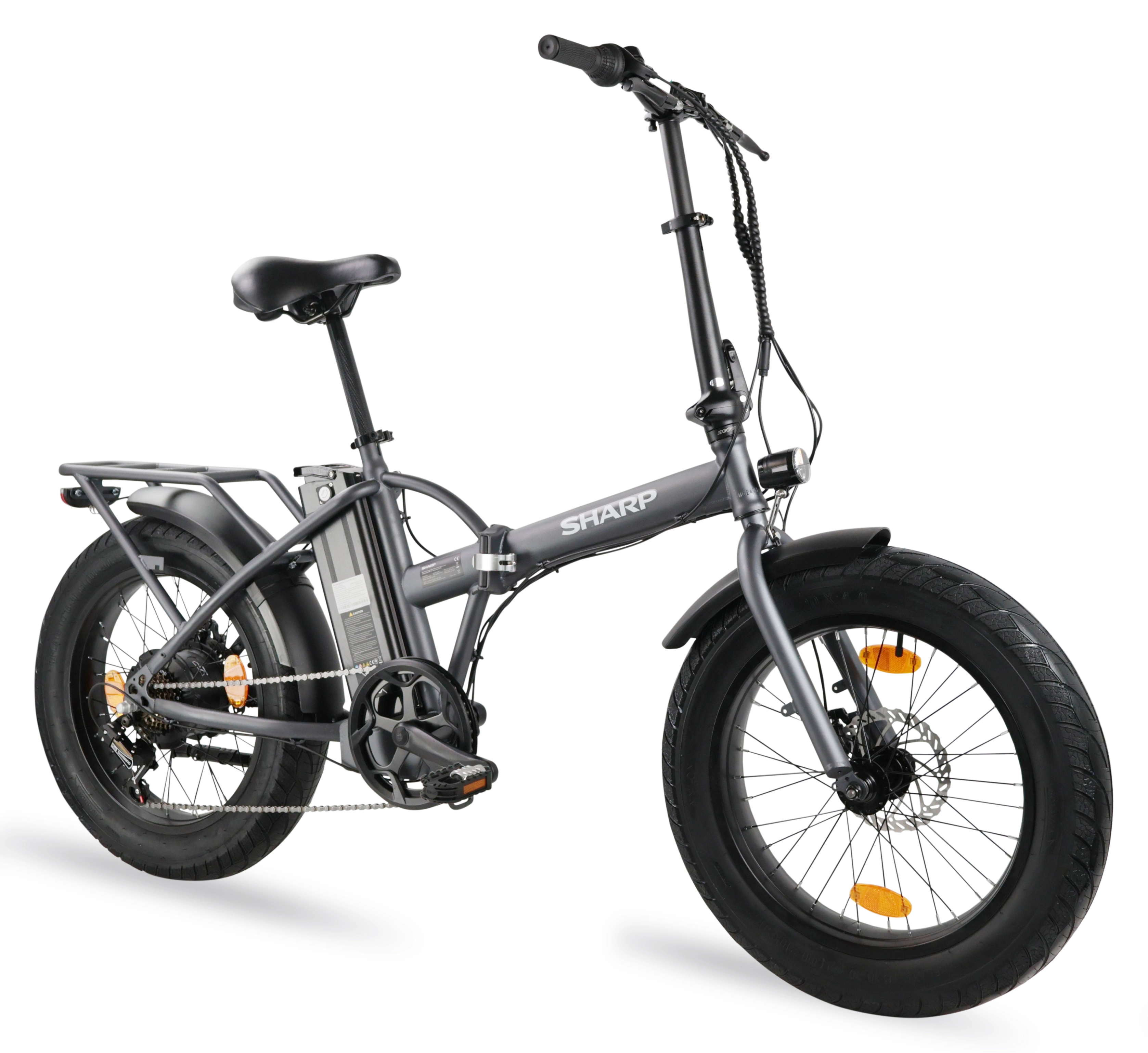 Rower elektryczny Sharp BK-FD06-EN Ciemnoszary
