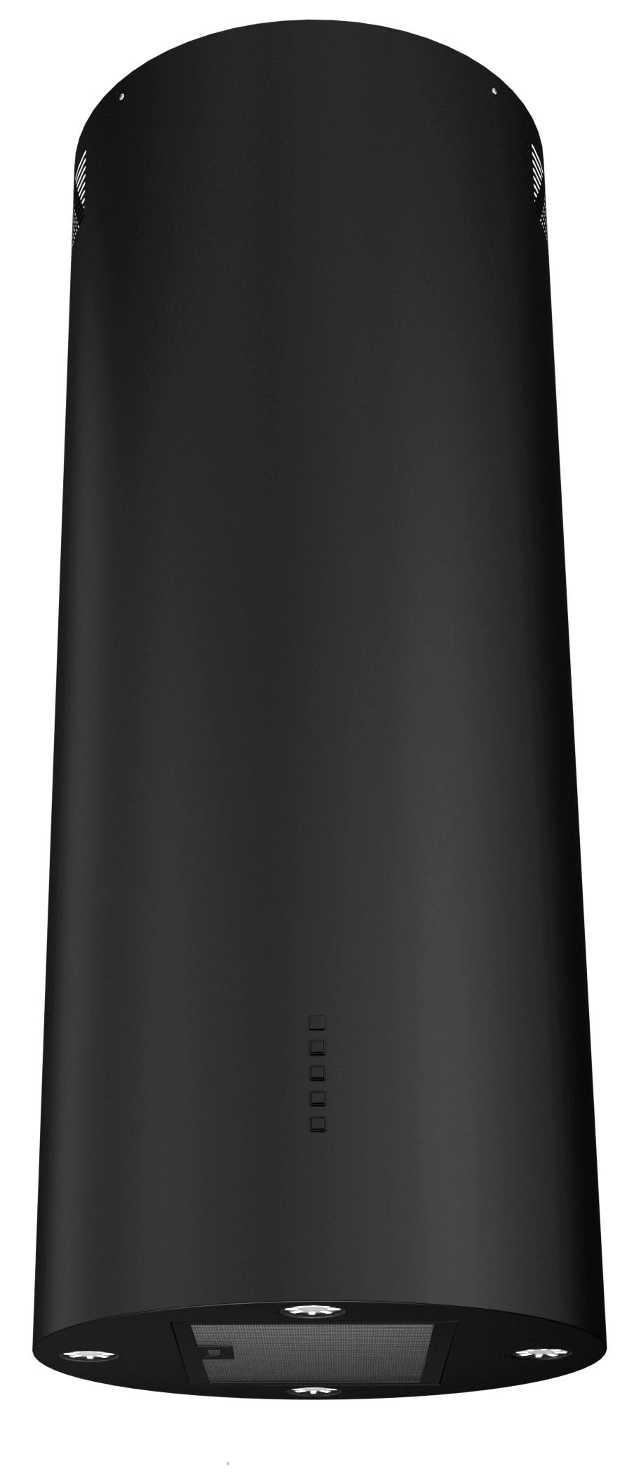 Okap Akpo WK-10 Isla Balmera Slim Czarny