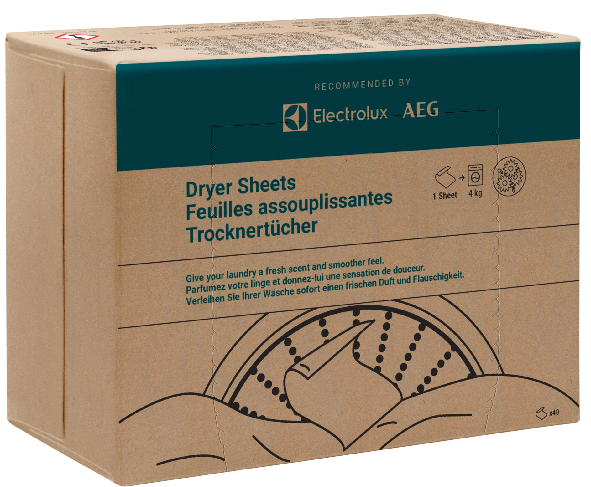 Chusteczki do suszarek Electrolux M2YHDS01 40szt.