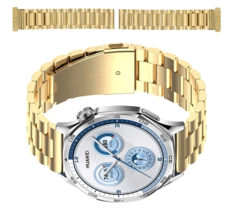 Bransoleta Bizon ze stali nierdzewnej Aura QuickRelease 22mm Złoty