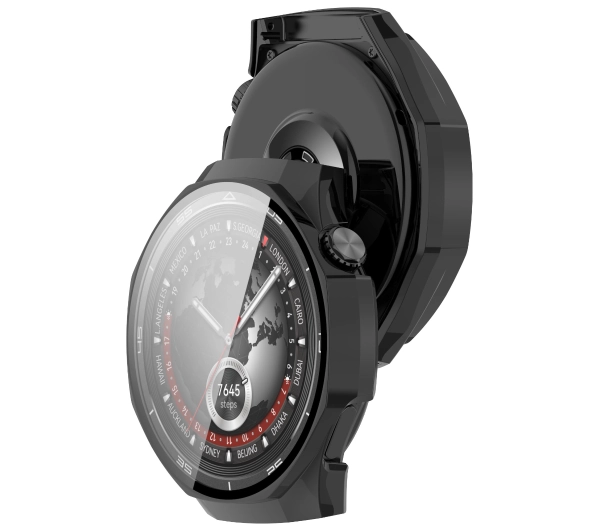 Bizon ze szkłem do Huawei Watch GT5 Pro 46mm Czarny