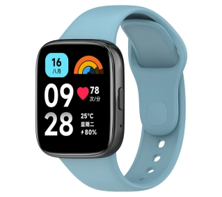 Bizon Strap Watch Dots do Xiaomi Redmi Watch 3 Active Błękitny
