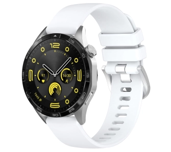Pasek Bizon Strap Watch Silicone Pro T QuickRelease 18mm Biały