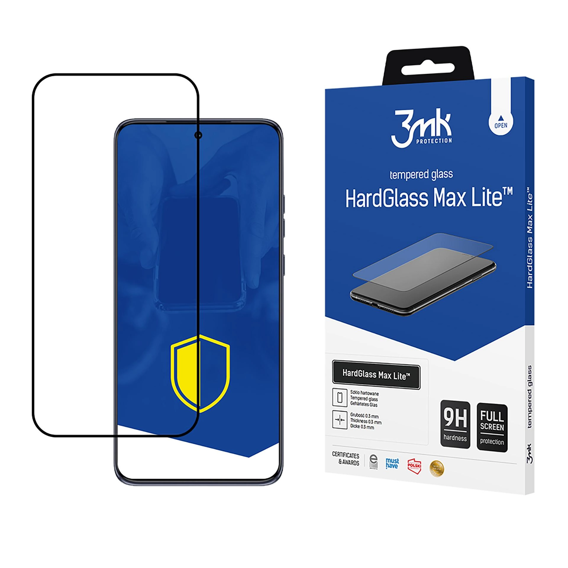 Szkło hartowane 3mk HardGlass Max Lite do Motorola Edge 50 Neo