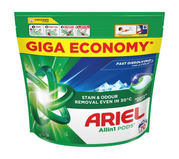 Ariel All in 1 Mountain Spring 70szt.