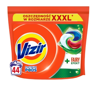 Kapsułki do prania Vizir Platinum Pods Fairy Efekt 44 prania 44szt.