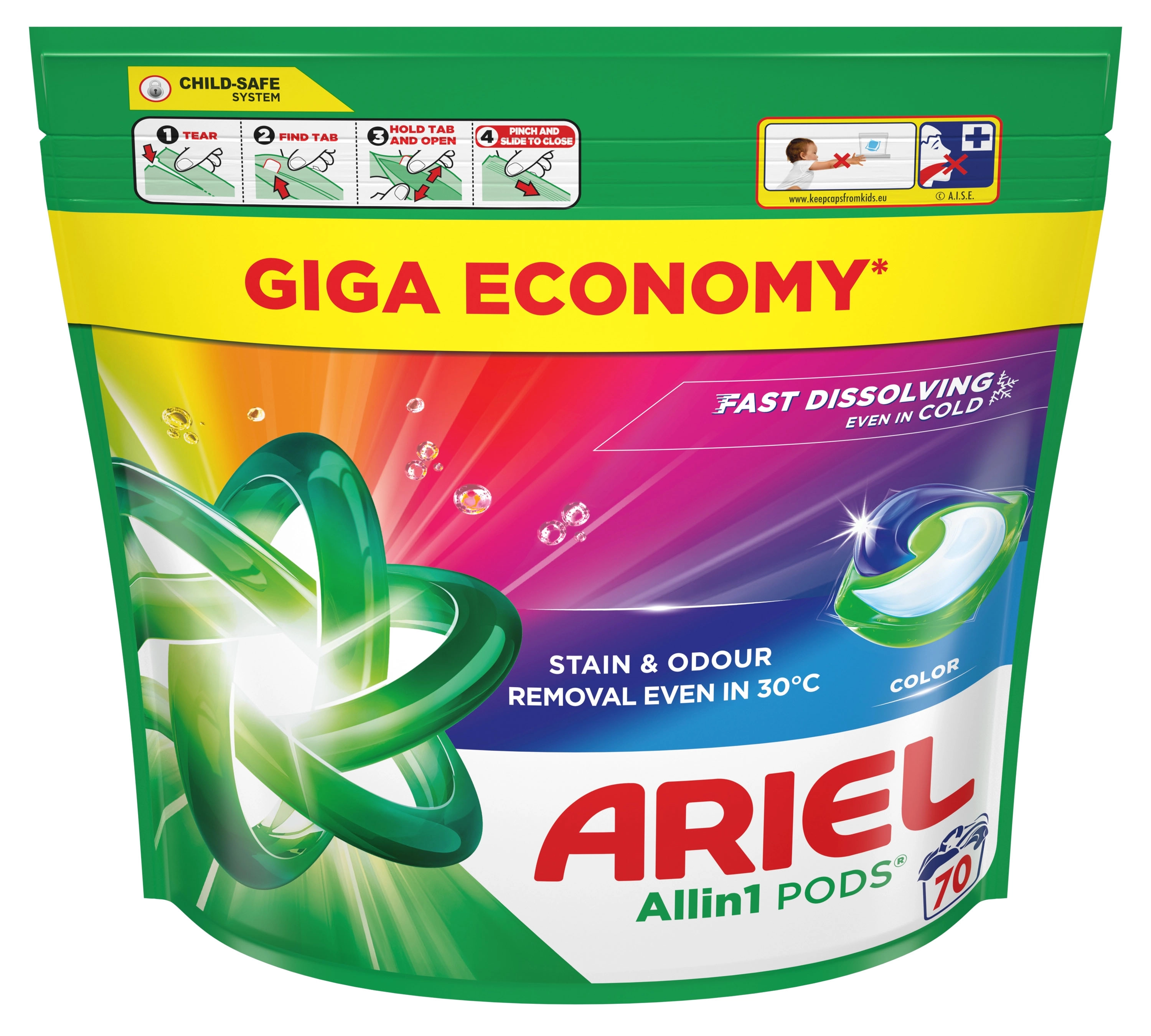 Kapsułki do prania Ariel All in 1 Color 70szt.