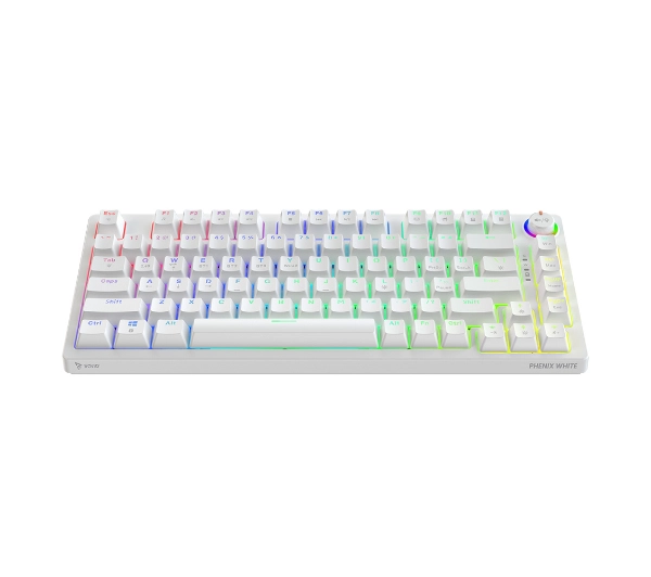 Savio Phenix White Gateron Yellow Pro ABS Biały