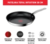 Patelnia Tefal Intuition B8170644 Indukcja Titanium 28cm