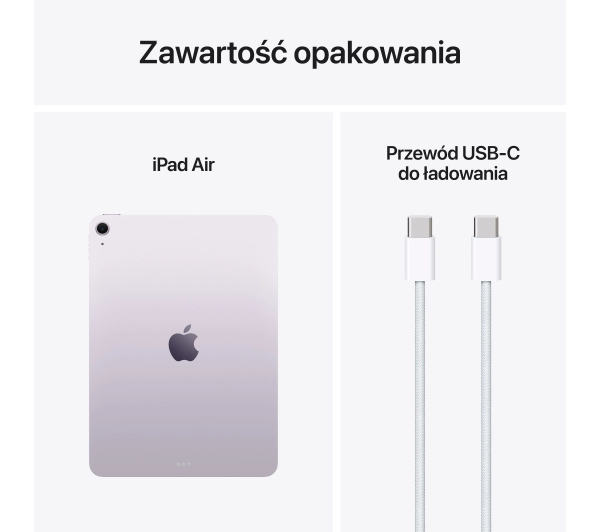 Apple iPad Air 11" M3 7 gen. 2025 256GB Wi-Fi Fioletowy - Kup na Raty - RRSO 0%