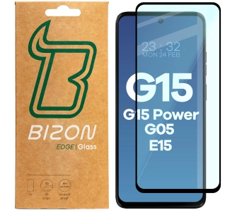 Szkło hartowane Bizon pełne Edge 2 do Motorola Moto G15/G15 Power/G05/E15