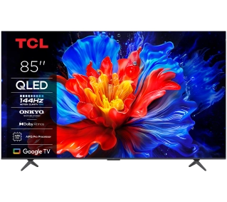 TCL 85P8K  85" QLED 4K 144Hz Google TV Dolby Vision Dolby Atmos HDMI 2.1 DVB-T2 - ⚡ EURO HIT CENOWY! ⚡ - Kup na Raty - RRSO 0%