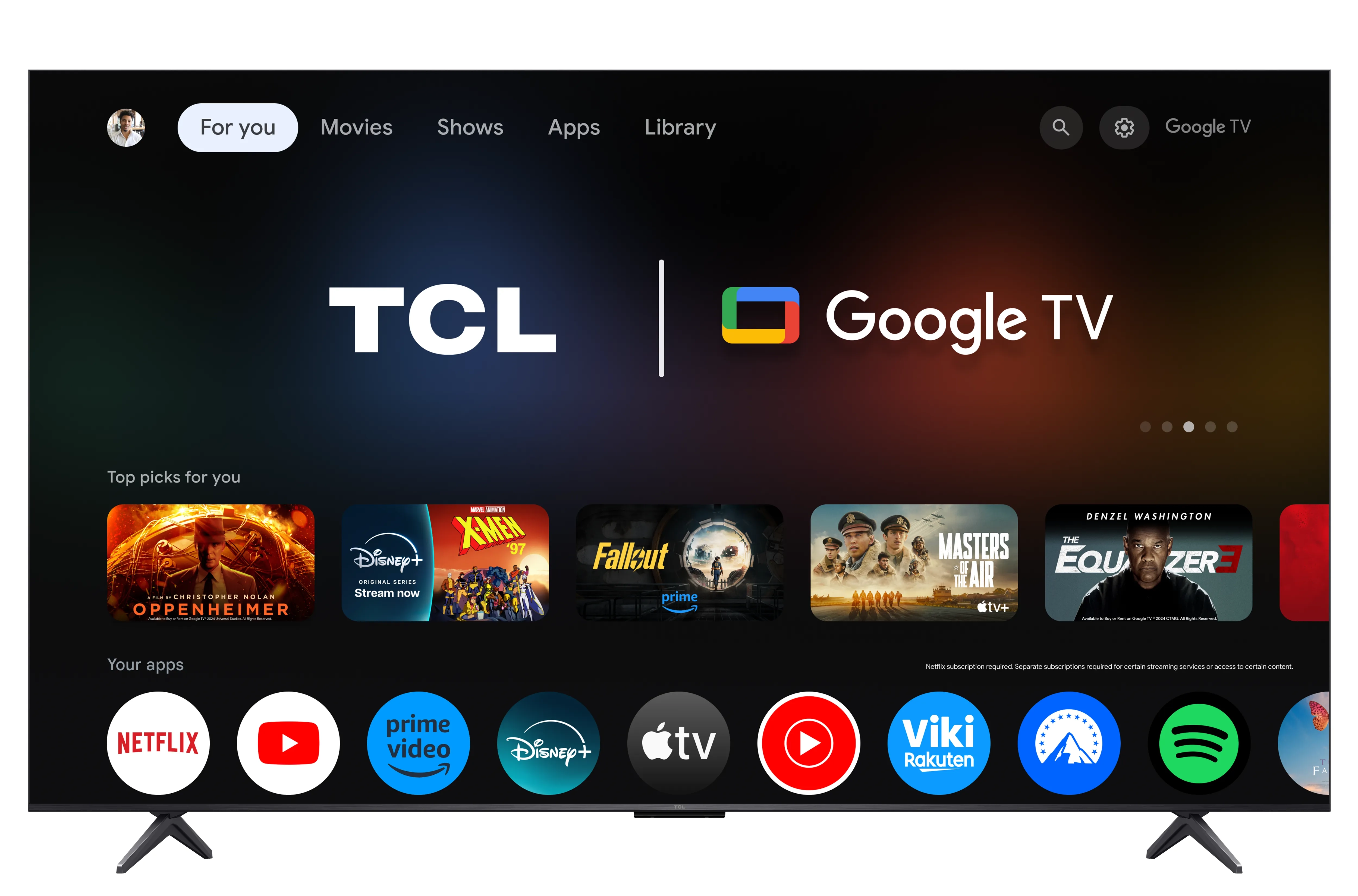 Telewizor TCL 85Q6C 85" QD-Mini LED 4K 144Hz Google TV Dolby Vision IQ Dolby Atmos HDMI 2.1 DVB-T2