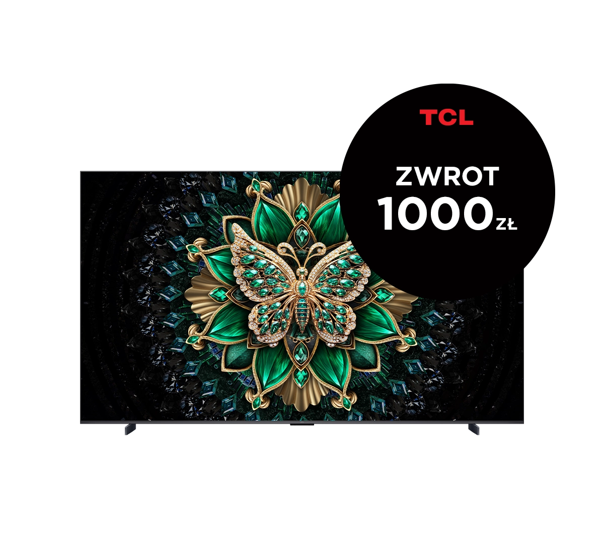 Telewizor TCL 98C6K 98" QD-Mini LED 4K 144Hz Google TV Dolby Vision IQ Dolby Atmos HDMI 2.1 DVB-T2