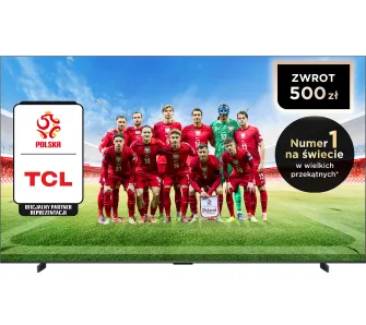 Telewizor TCL 98C6K 98" QD-Mini LED 4K 144Hz Google TV Dolby Vision IQ Dolby Atmos HDMI 2.1 DVB-T2