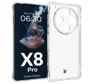 Bizon Elastyczne Salpa do Oppo Find X8 Pro Przezroczysty