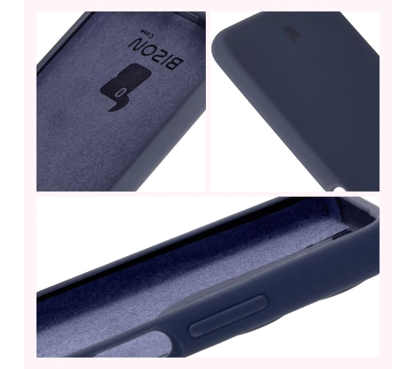 Bizon Silikonowe Soft do Motorola Moto G15/G15 Power Ciemno-niebieski