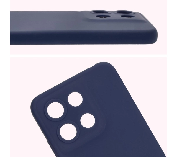 Bizon Silikonowe Soft do Motorola Moto G15/G15 Power Ciemno-niebieski