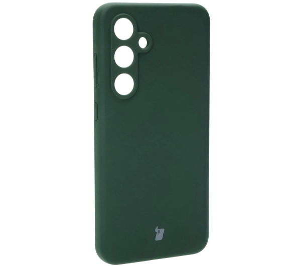 Bizon Silikonowe Soft do Galaxy S24 FE Ciemnozielony