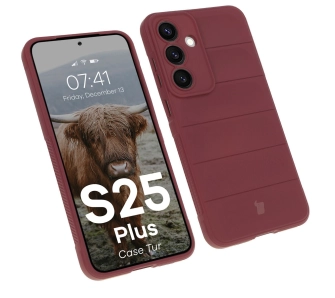 Etui Bizon Tur do Galaxy S25 Plus Ciemnofioletowy