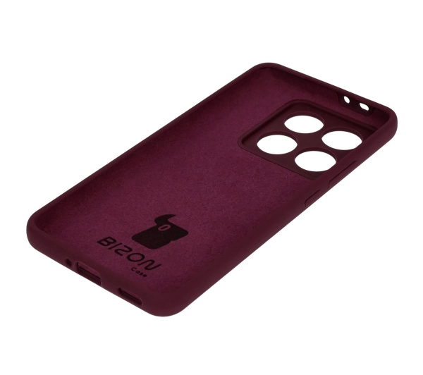 Bizon Silikonowe Soft do Xiaomi 14T Pro Ciemno-fioletowy