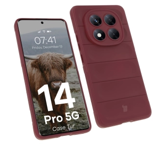 Etui Bizon Tur do Xiaomi Redmi Note 14 Pro 5G / Poco X7 Ciemnofioletowy