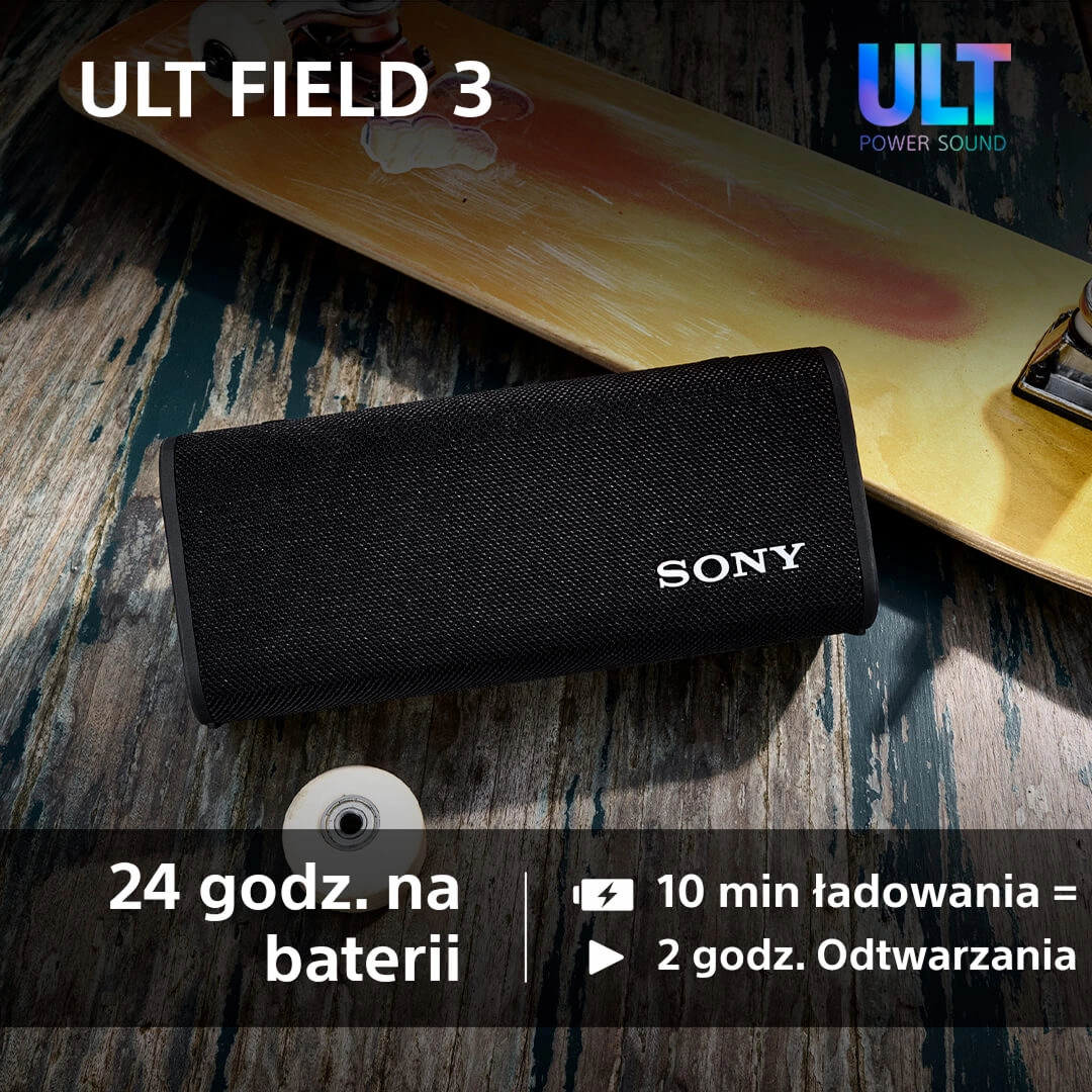 Głośnik Bluetooth Sony ULT Field 3 SRS-ULT30B Czarny