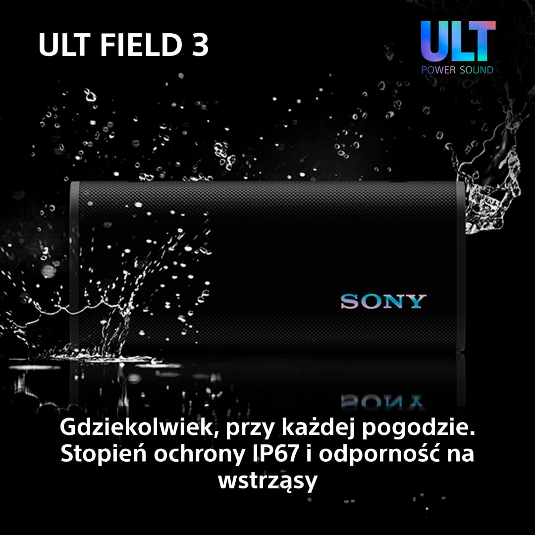 Głośnik Bluetooth Sony ULT Field 3 SRS-ULT30B Czarny