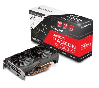 Sapphire technology PULSE Radeon RX 6500 XT OC 4GB GDDR6 64bit FSR - Kup na Raty - RRSO 0%