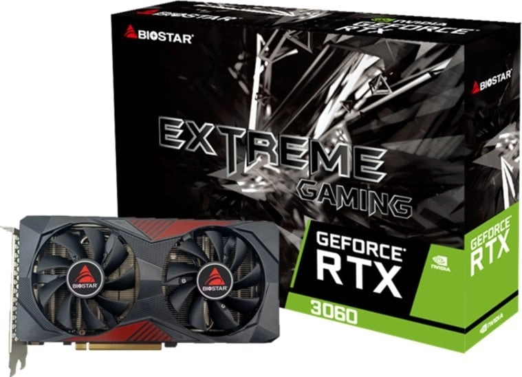 Karta graficzna Biostar GeForce RTX 3060 12GB GDDR6 192bit