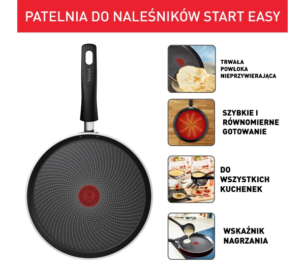 Tefal Start Easy C2693821 Indukcja Titanium 25cm