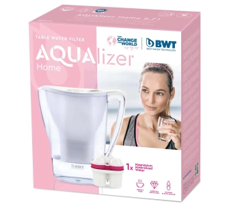 Dzbanek filtrujący BWT AQUAlizer Home 2,7l 1 wkład Różowy