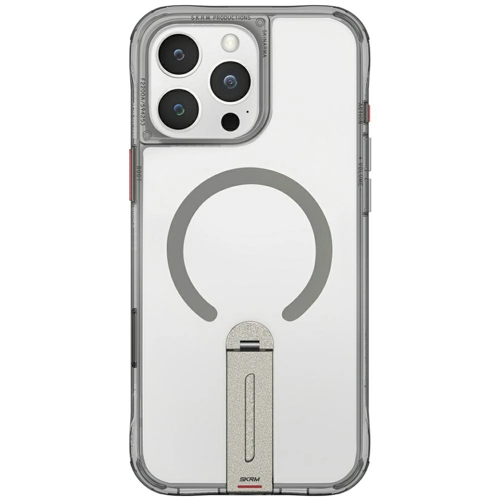 Etui Skinarma Helix Magnetic Charging 360 Rotating Stand do iPhone 16 Pro Max Titanium
