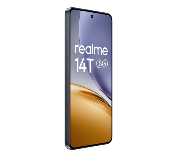 realme 14T 5G 8/256GB Funkcje AI 6,67" 120Hz 50Mpix Czarny - ⚡ BESTSELLERY ⚡ - Kup na Raty - RRSO 0%