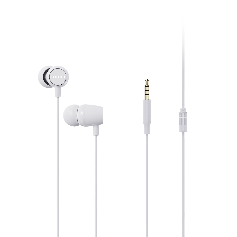 Słuchawki przewodowe Aiwa ESTM-20/WT Dokanałowe Biały