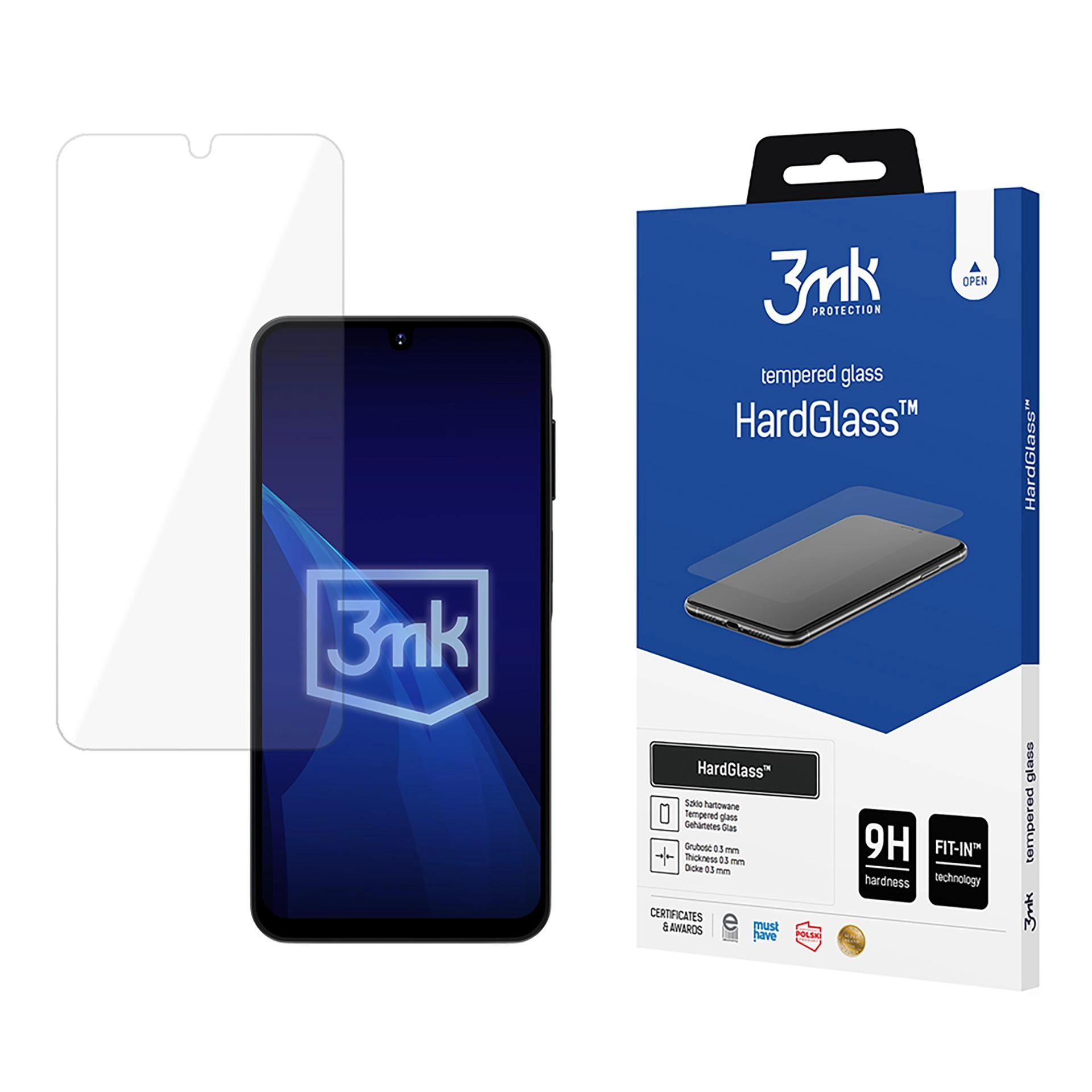Szkło hartowane 3mk HardGlass do Samsung Galaxy A16