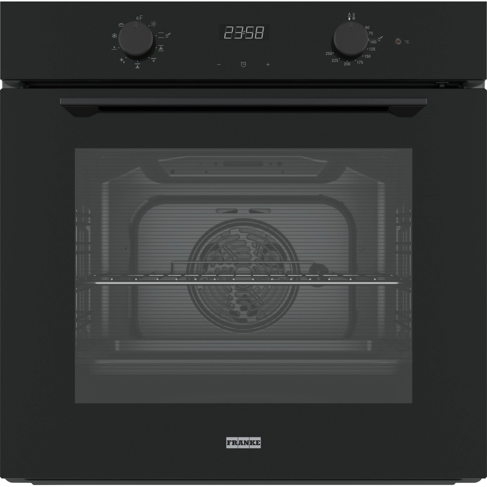Piekarnik elektryczny Franke Maris FMA 86 H TBK Termoobieg Czarne szkło