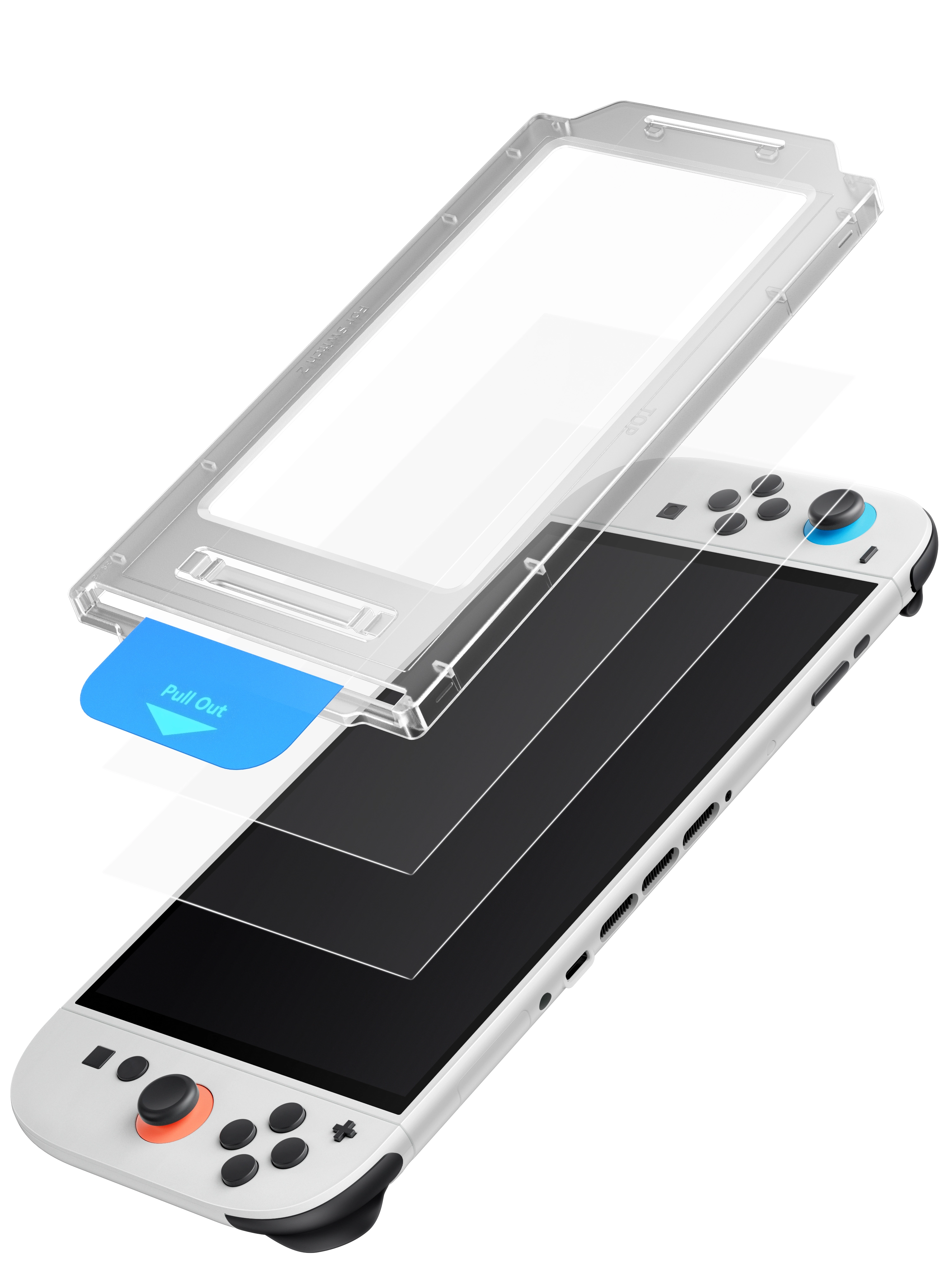 Szkło hartowane Yaxo YGGSDG01T Glass Set z aplikatorem do Nintendo Switch 2